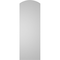 Ekena Millwork Arch Top Surface Mount PVC Gable Vent: Functional, w/ 3-1/2"W x 1"P Standard Frame, 14"W x 40"H GVPAR14X4001SF - alternate 5
